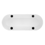 greenville terrace trough 80cm wheels white